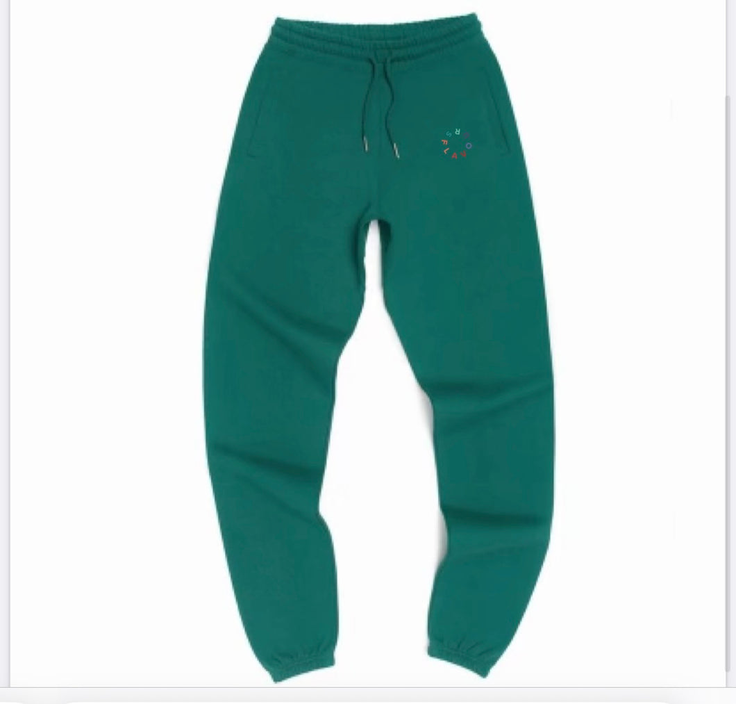 Kiwi green sweat pants